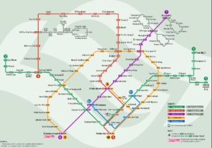 Схема движения метро