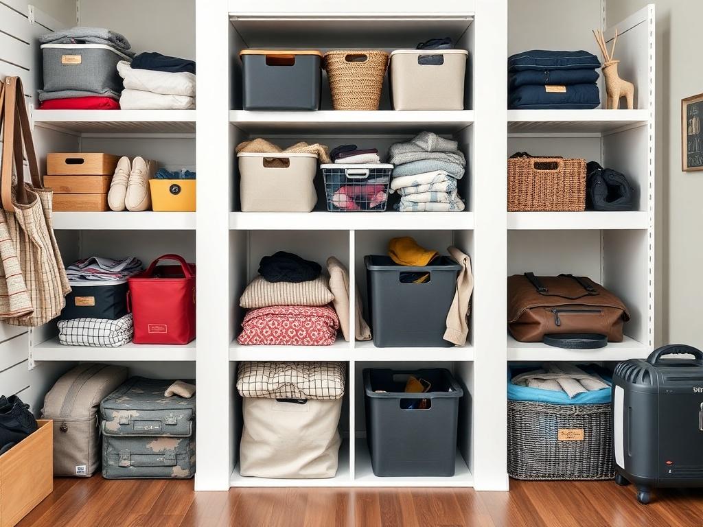 organize the storage of belongingsфото